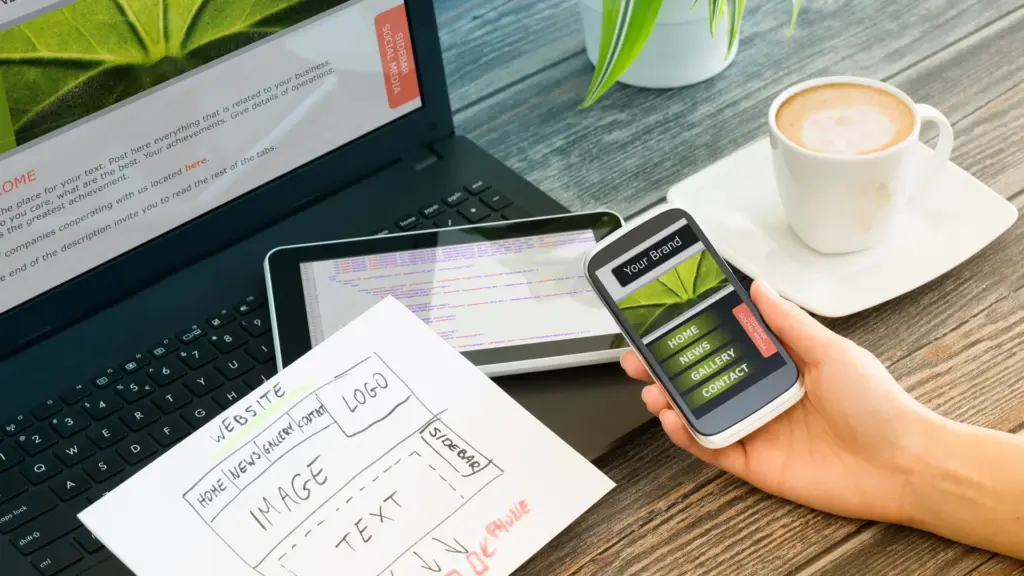 Conception de site web responsive sur plusieurs appareils