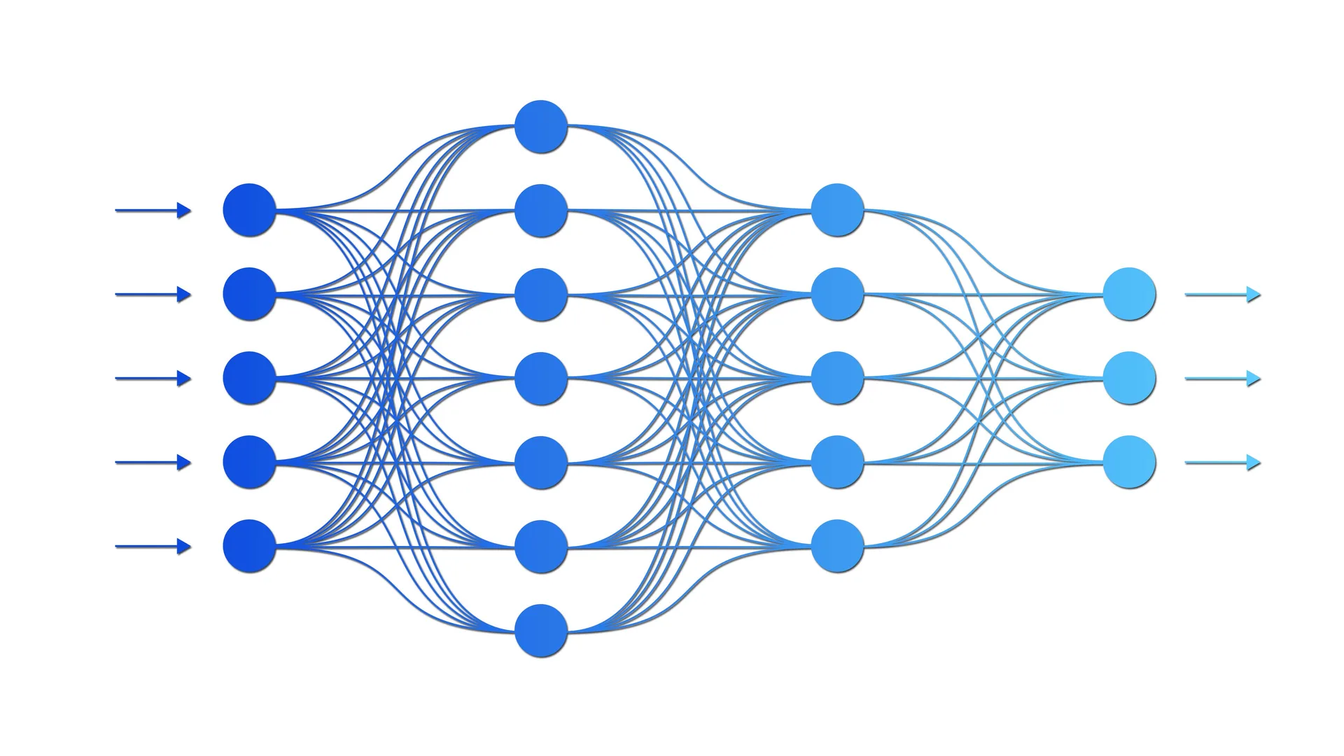 Illustration de réseau neuronal et apprentissage automatique